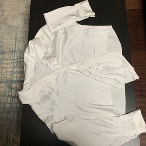 Worn once forever 21 silk blouse